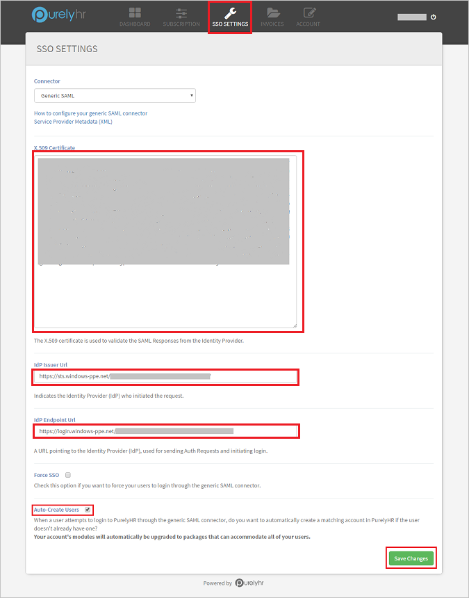 Configure Single Sign-On